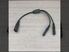 2M Iec320 Schwarzer Draht, Stromkabel Ac C7 bis Bild 8 C8 Verlängerungskabel