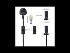 Himalaya-Salzlampen-Stromkabel