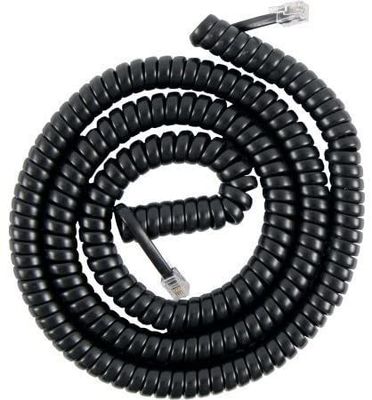 12FT Telefonmodem Kabel Spirale Telefonkabel 24AWG-28AWG