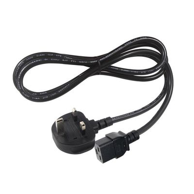 16A BS1363 auf C19 Netzkabel 1,8m für Computer und USV