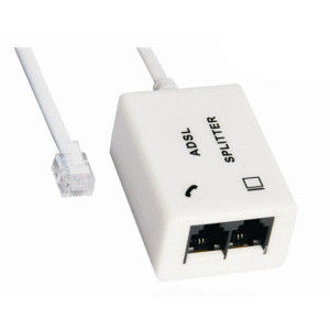 Ursprung ABS 94HB Gehäuse RJ11 Telefonmodem ADSL Splitter mit Kabel und Kabel enthalten