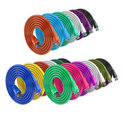 Kat5e Ethernet-Kabel 24AWG Kupfer UTP/STP RJ45 Männlich-Männlich