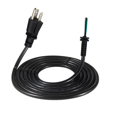 NEMA 5-15P 3-Stift Wechselstromkabel 250V 13A Offene Verkabelung