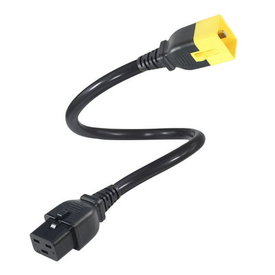 Verriegelungskabel C19 auf C20 Stromverlängerung 16A 250V 14AWG