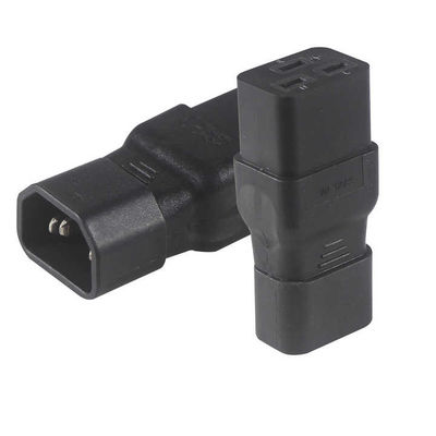 3-Stift-Adapter C19 bis C20 für Rechenzentren/Server-Racks, 15A 250V, CE-zertifiziert, wasserdichtes Design
