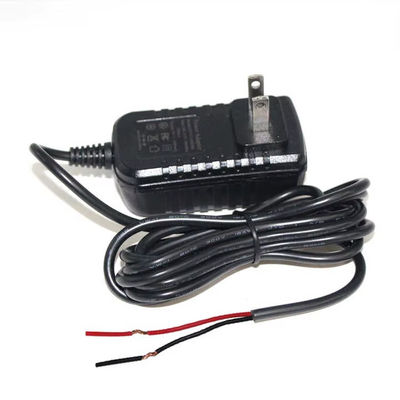 US Plug AC Stromkabel zu nacktem Draht 2 Spitzen NEMA 1-15P zu entferntem Endkabel für LED-Treiber / Stromversorgung / DIY