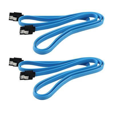 Gerade/Rechteck SATA 3.0 Datenkabel mit Verriegelungsschloss für HDD/SSD/ODD Verbindung 6 Gbps, 3ft/5ft/6ft