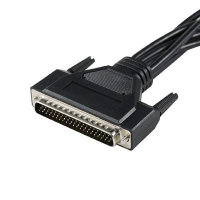 DB-62 Männlich bis 7x DB-9 Männlich Breakout-Kabel für industrielle serielle Kommunikation, RS232/RS485 Splitter - 1,2 m schwarz