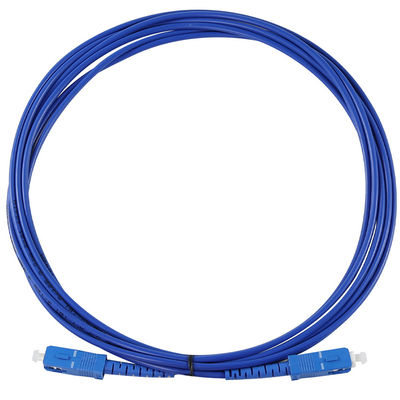 SC bis SC Glasfaser-Patchkabel Einzelmodus Multimode für FTTH-Datencenter