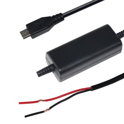Mikro-USB zu Bare-Wire Step-Up-Stromkabel - 5V bis 9V/12V Boost-Konverterkabel für Router, LED, DIY-Projekte