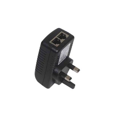 UK Plug PoE Injektor Adapter -48V Active Power Over Ethernet Versorgung für IP-Kamera, drahtlose AP, VoIP-Telefon