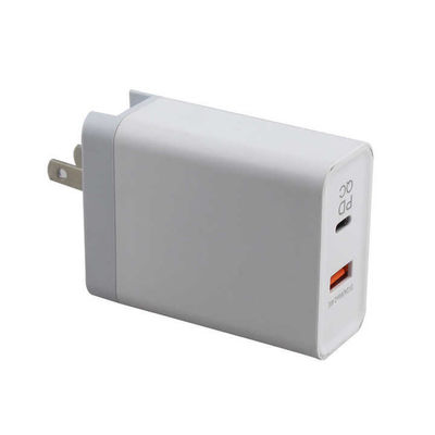 US Plug 2-Port Wandladegerät   45W Schnellladeadapter mit USB-C- und USB-A-Ausgang für Telefon, Tablet, Laptop, Heim- und Reisegebrauch