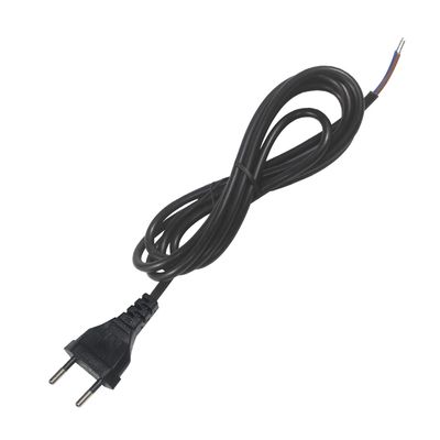 1.8M EU 2Pin Stecker Stromkabel 250V 10A PVC Kabel