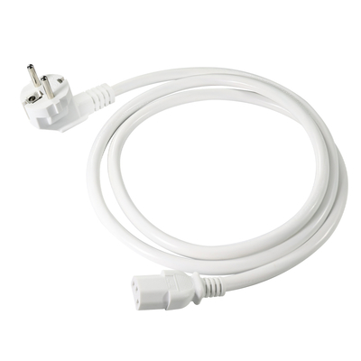 EU 3-Pin-Anschluss zum IEC C13-Stromkabel - Europäisches Stromkabel für Computer, Monitor, Drucker, Adapter, 250V 10A
