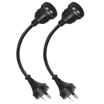 SAA-zertifiziertes AU 3-Pin Stecker-Verlängerungskabel