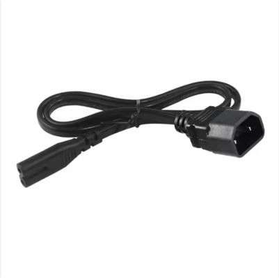 Rechtswinkel C7 bis C18 Stromkabel weiblich bis weiblich 10A 250V