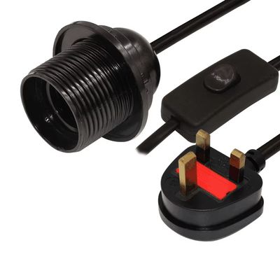 UK-Stecker E26-Lampenfassungsadapter mit 303-Schalter 250V