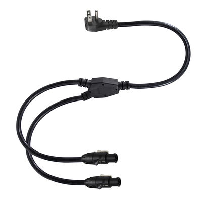 14AWG NEMA 5-15P auf Dual PowerCON Y-Splitter Kabel