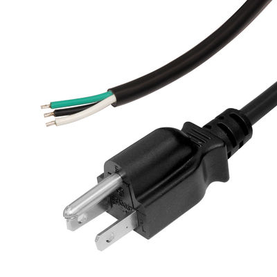 Anpassungsfähiges Stromkabel NEMA 5-15P bis 300V aus Zinndraht für Waschmaschinen