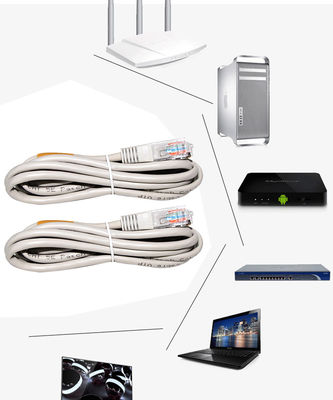 Langes Rj45 Ethernet-Kommunikationskabel Cat 5 Cat 5e Cat 6 Patch Cord 6 Fuß