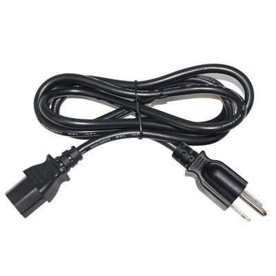 Universal NEMA 5-15P bis IEC C13 Stromkabel 10A 250V UL Zertifiziert für Computer/Server/Medizintechnik