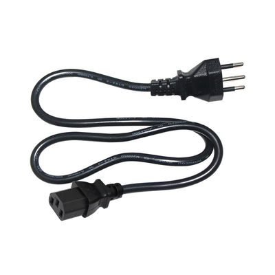 IEC C13 Stecker brasilianisches Stromkabel Brasilien 3-Pin Stromkabel 100v-240v