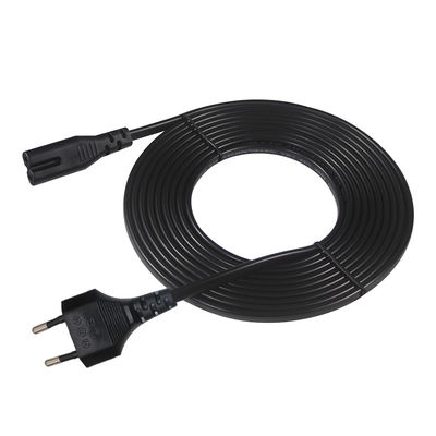 VDE zugelassenes Stromkabel für Laptop mit EU 2PIN-Stecker und IEC C7 C8