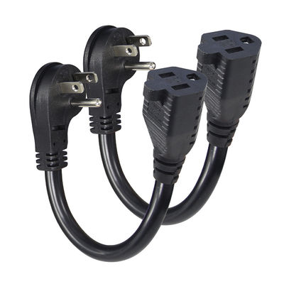 US 5-15p an Nema 5-15r weibliche Steckdose Stromkabel für PC Stromversorgung 1FT 2FT