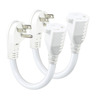 US 5-15p an Nema 5-15r weibliche Steckdose Stromkabel für PC Stromversorgung 1FT 2FT