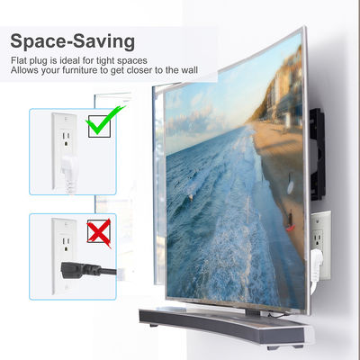 US 5-15p an Nema 5-15r weibliche Steckdose Stromkabel für PC Stromversorgung 1FT 2FT