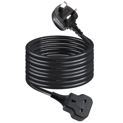 UK 3-poliges Verlängerungskabel 1M 13A 250V AC Netzkabel