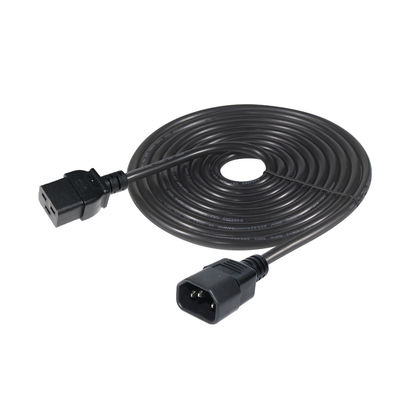 16 Ampere Wechselstromkabel Industrie C14 Stecker VDE Stromkabel 15A 250V 14AWG