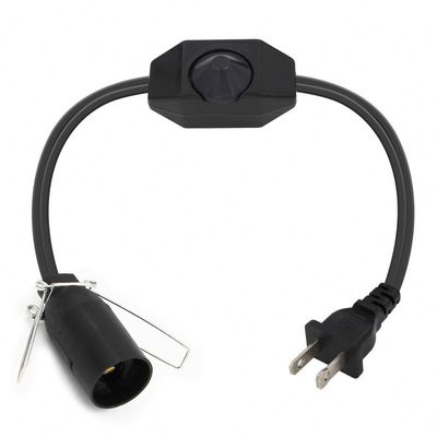 E27 Glühbirnhalter Außenbasis Led-Steckdose Lichtlampenhalter mit US-Stecker wasserdicht