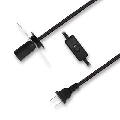 E27 Glühbirnhalter Außenbasis Led-Steckdose Lichtlampenhalter mit US-Stecker wasserdicht
