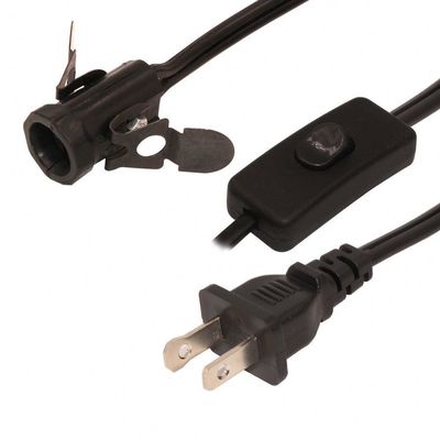 E27 Glühbirnhalter Außenbasis Led-Steckdose Lichtlampenhalter mit US-Stecker wasserdicht