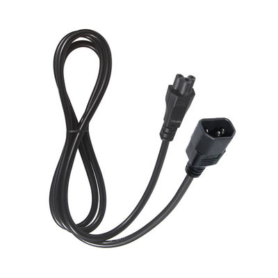 1Ft C14 Leiter Universal-Laptop-Stromkabel mit IEC C5 weiblicher Endverlängerungskabel