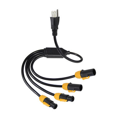 Standard 515P Sjow 16Awg True1 Anschluss 4 X Nac3fca Powercon Ac Nema Stromkabel