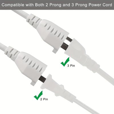 125V 13A Stromkabel NEMA5-15P zu NEMA 5-15R 1 bis 2 Y Splitter SJT 16AWG 3 Draht