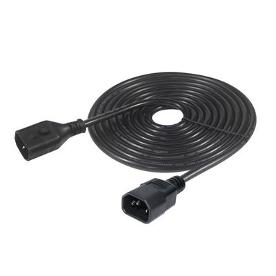 OEM 1.5M Computer AC Stromkabel IEC C14 Stecker zu IEC C13 weibliche Steckverbinder