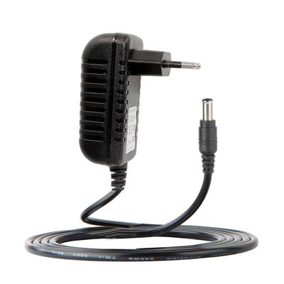 Weiß 1m 24AWG 12W Wandladegerät Kc 220V 1A Transformator Ac Dc 5,5*2,1mm Netzausrüstung 12V 2A 24W