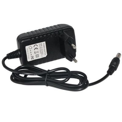 Weiß 1m 24AWG 12W Wandladegerät Kc 220V 1A Transformator Ac Dc 5,5*2,1mm Netzausrüstung 12V 2A 24W