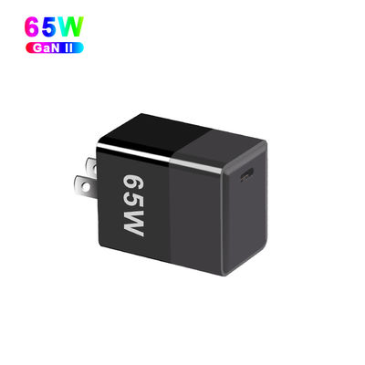 Kurzschlussschutz 65W GaN-Ladegerät mit QC4.0 PD- und USB-C-Anschluss EU/US/UK