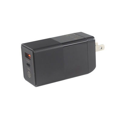 Portable Charging 65W 2 Ports Kleines PD Schnellladegerät mit GaN Galliumnitrid