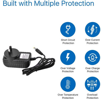 1A Einstellbarer 3-12V DVR-Adapter DC 12V 2A Ausgang AC-DC Schaltstromadapter für CCTV