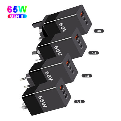65 Watt Mini-Type-C Schnellladung PPS 65 Watt GaN-Ladegerät mit drei Ports und A 2C-Technologie