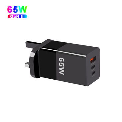 65 Watt Mini-Type-C Schnellladung PPS 65 Watt GaN-Ladegerät mit drei Ports und A 2C-Technologie