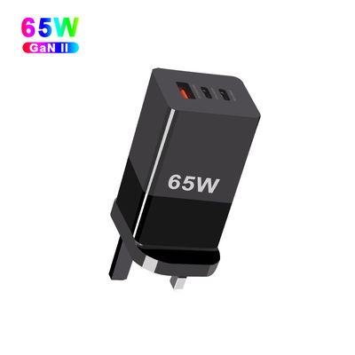 65 Watt Mini-Type-C Schnellladung PPS 65 Watt GaN-Ladegerät mit drei Ports und A 2C-Technologie