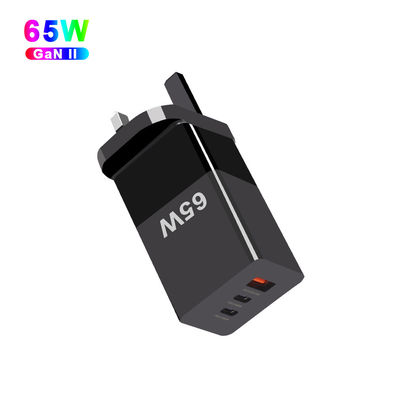 65 Watt Mini-Type-C Schnellladung PPS 65 Watt GaN-Ladegerät mit drei Ports und A 2C-Technologie