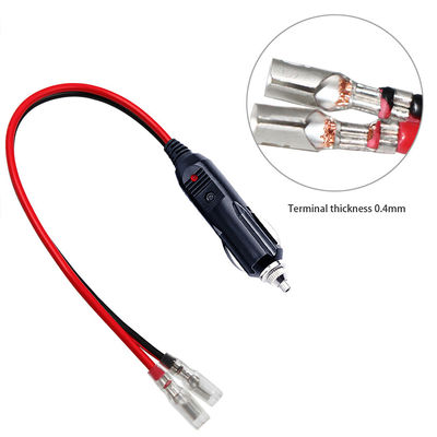 15A Sicherung Auto Zigarettenanzünderkabel mit LED-Licht 12V-24V