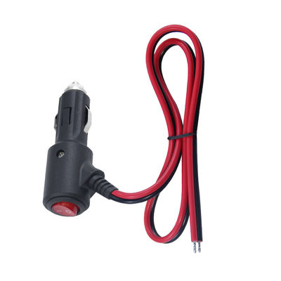 ON OFF Schalter Winkel Zigarettenanzünder Männlicher Stecker Autolader Solarstromkabel 18AWG 16AWG